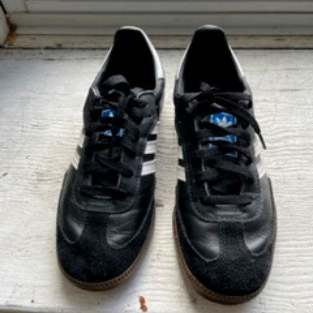 Adidas black samba womens - Size 7